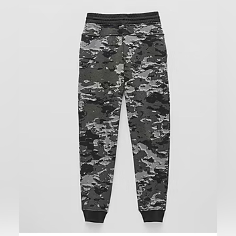 Xersion Boys Cuffed Mid Rise Regular Fit Fleece Jogger Pant in black camo sz xl - Picture 2 of 4